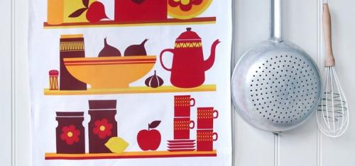 Teatowel: Gift Box: Kitchen Cupboard