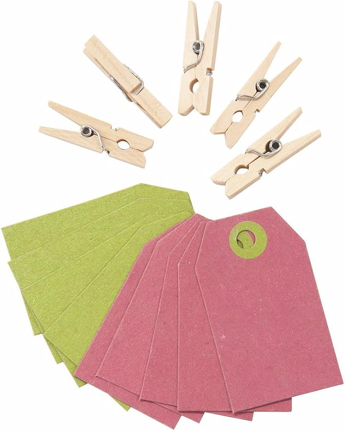 Talking Tables: Mini Tags and Pegs: Set of 10