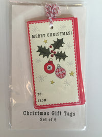 Gift Tags: Vintage Christmas - Pack of 6