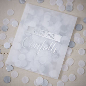 Confetti: Gold or Silver - Individual or Pack of 10