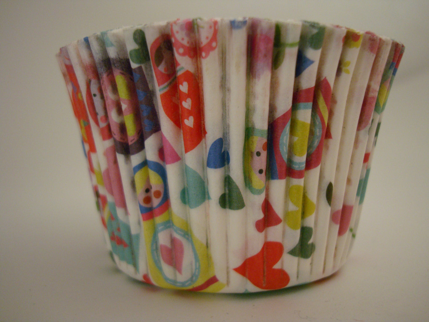 Cupcake/Muffin Cases: Matryoshka & Hearts