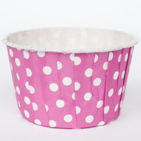 Baking Cups: Pleated Polka Dots/Spots: Pack of 20