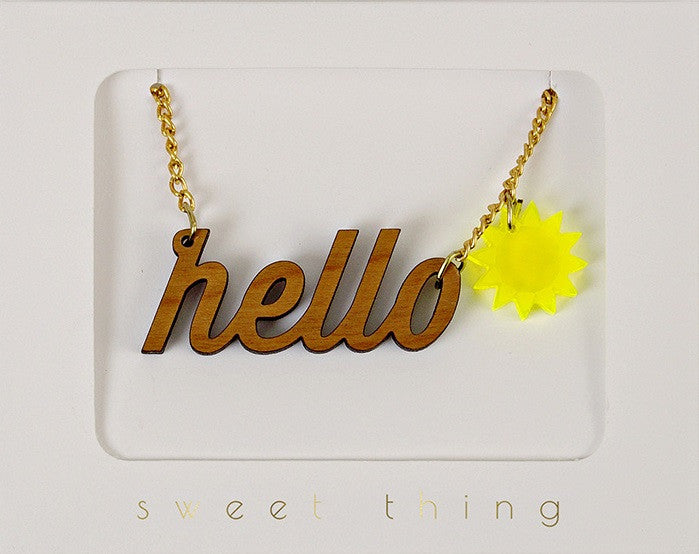 Necklace: Hello Sunshine