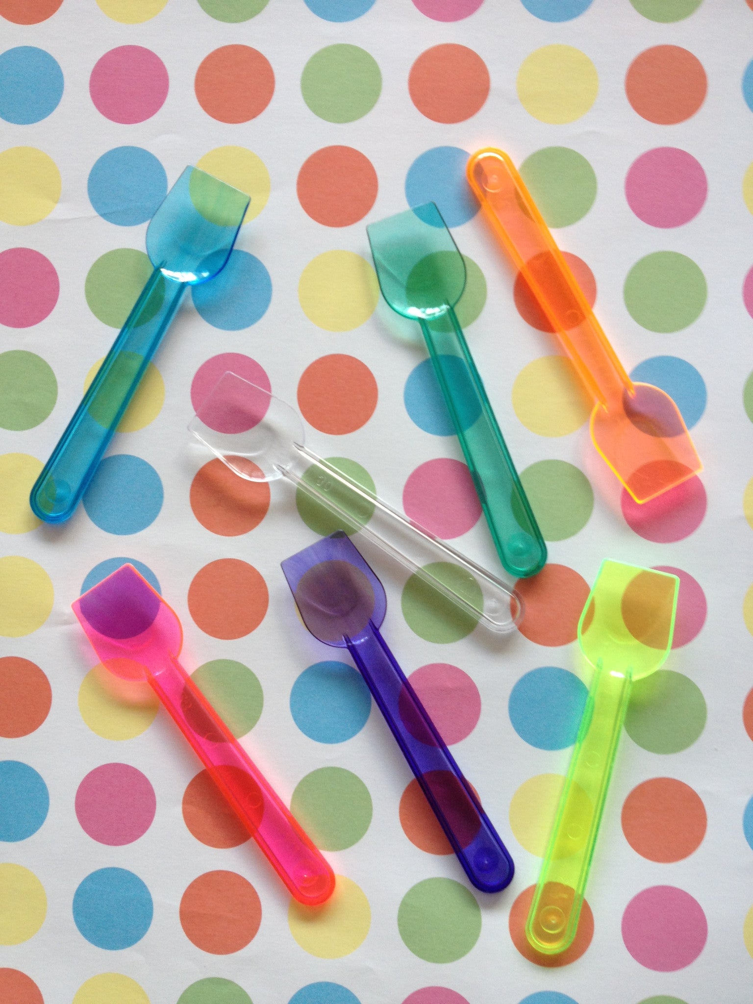 Ice Cream Spoons: Neon