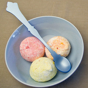 Ice Cream Spoons: Sabre Paris Honorine - Pink, & Pink Polka Dot