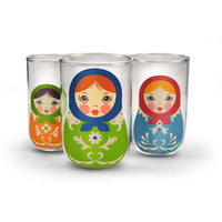 Babushkups: A Trio of Nesting Glasses