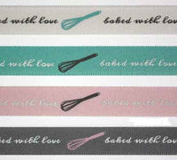 Ribbon: Baked with Love 4m or 20m