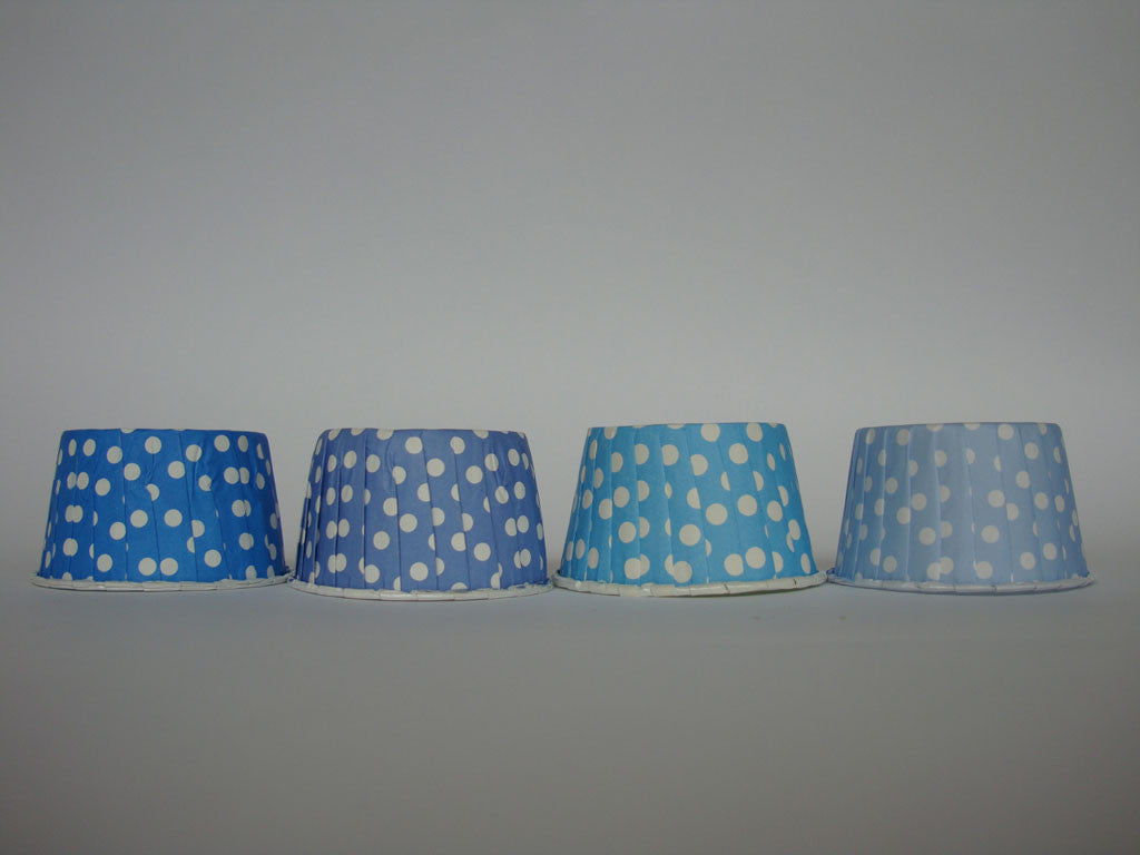 Baking Cups: Pleated Polka Dots/Spots: Pack of 20