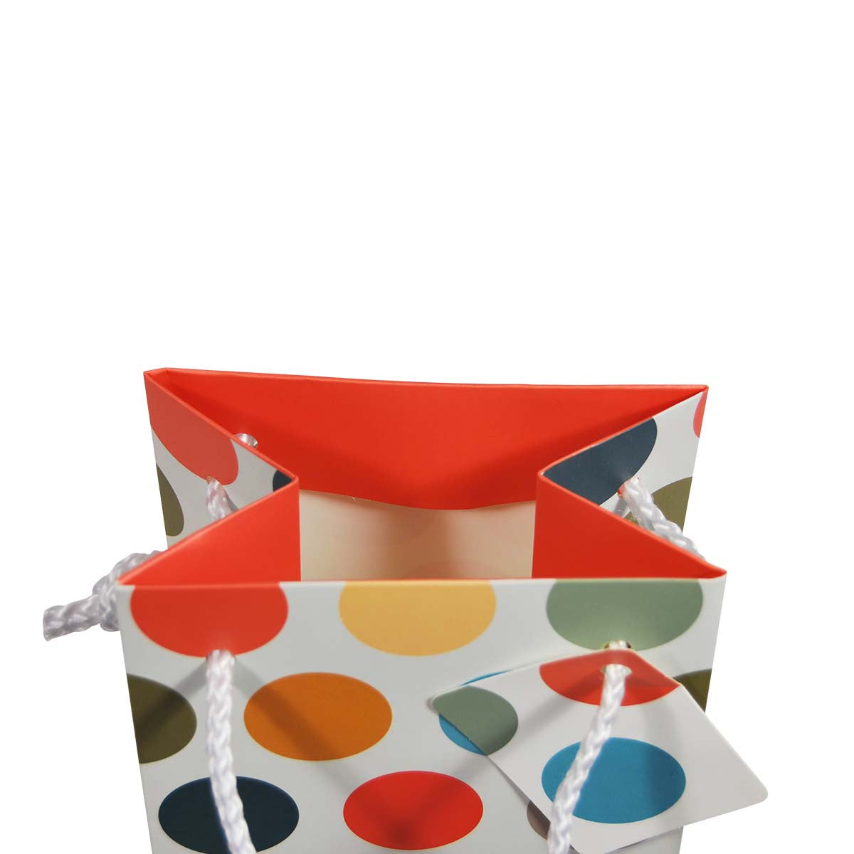 Wine & Champagne Bottle Bag: Multicoloured Spot