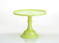 Milk Glass Cake Stand: Buttercream