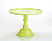 Milk Glass Cake Stand: Buttercream