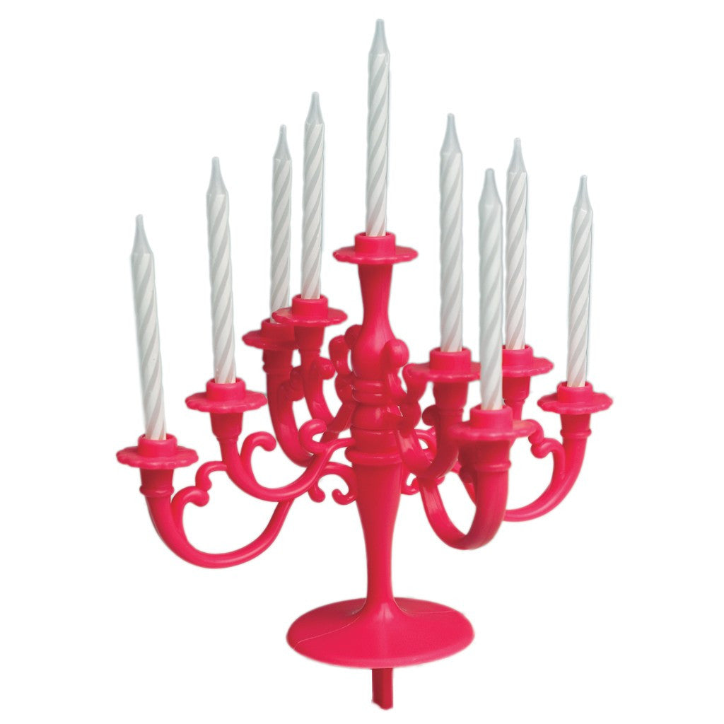 Cake Candelabra: Medium - Gold, Ivory, Red or Pink