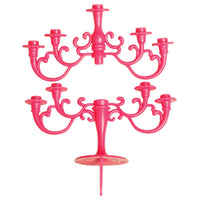 Cake Candelabra: Medium - Gold, Ivory, Red or Pink