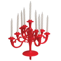 Cake Candelabra: Medium - Gold, Ivory, Red or Pink