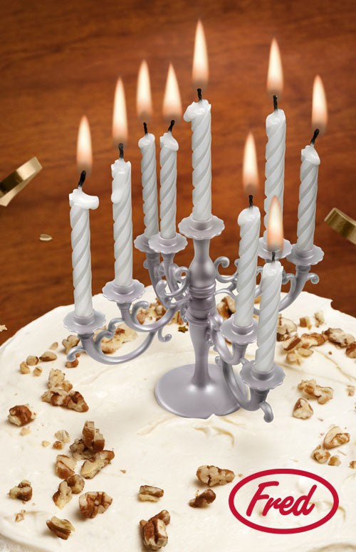 Cake Candelabra: Large - Silver