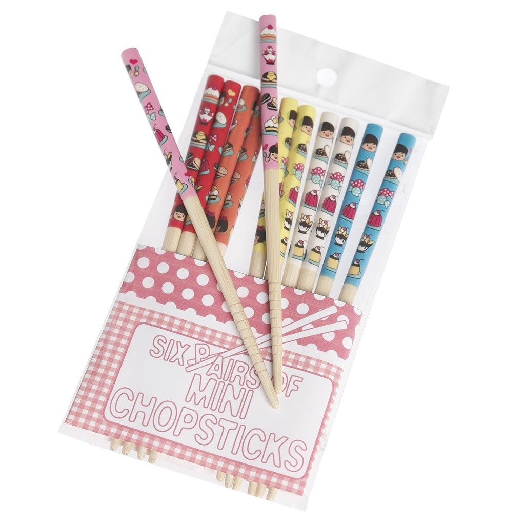 Cake Mini Chopsticks: Set of 6