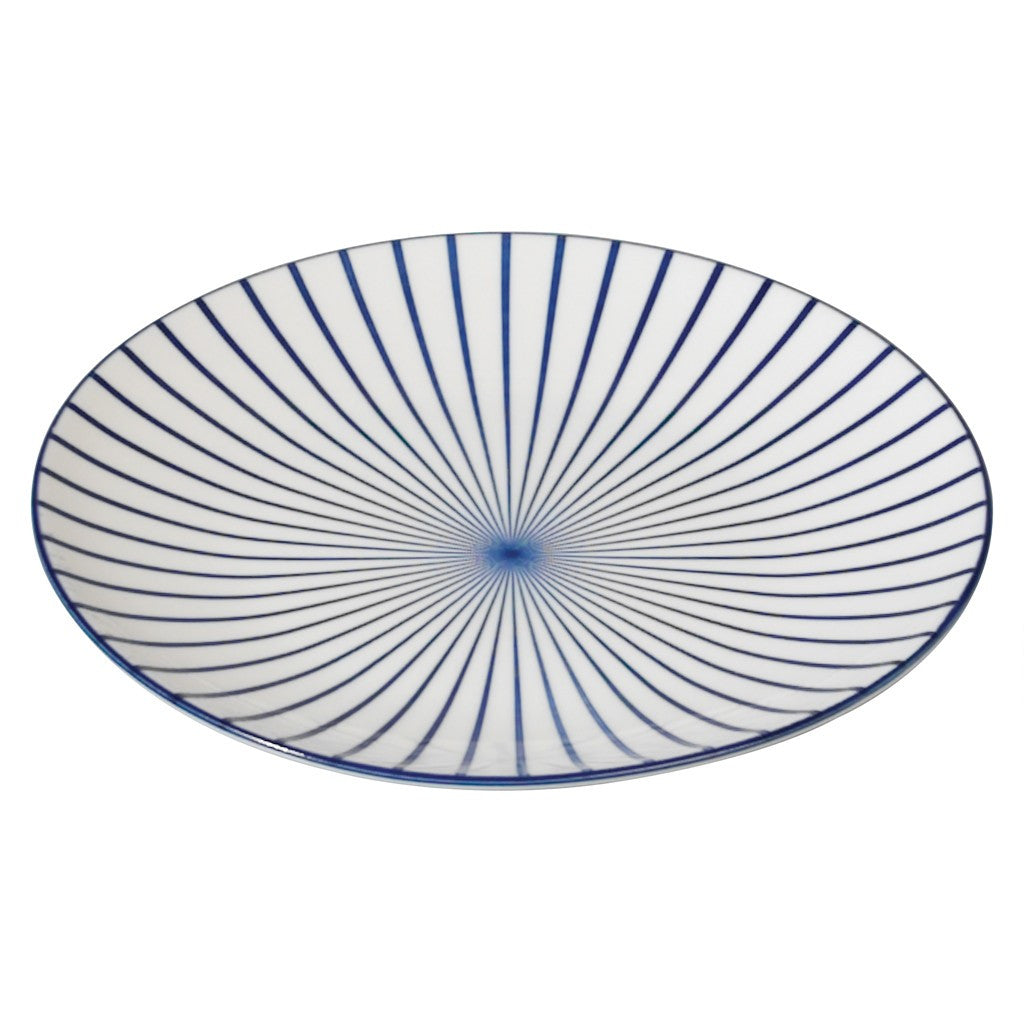 Side Plate: Cobalt Sunburst Ceramic