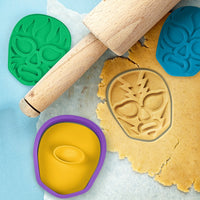 Cookie Cutters: Muncha Libre Mexican Wrestler Cookie Stamps