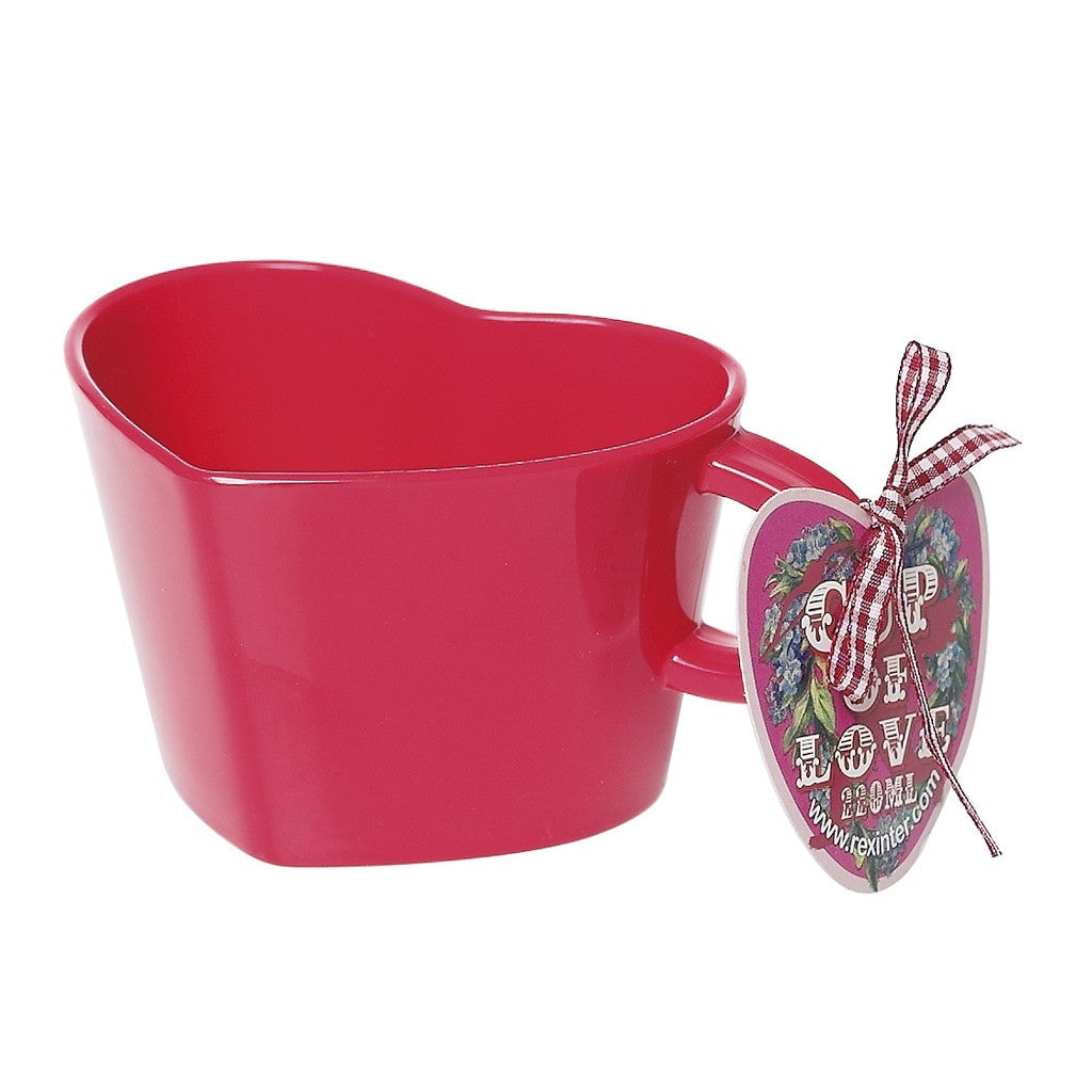 Cup: Love Heart Shaped - Pink or Red