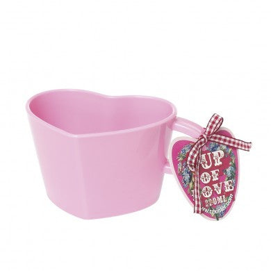 Cup: Love Heart Shaped - Pink or Red