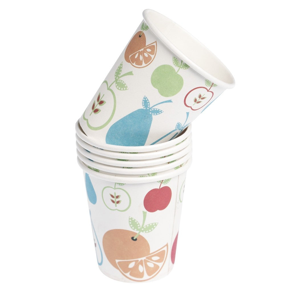 Paper Cups: Fruit Salad - Set of 6