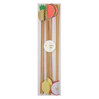 Fruity Swizzle Sticks: Pack of 12