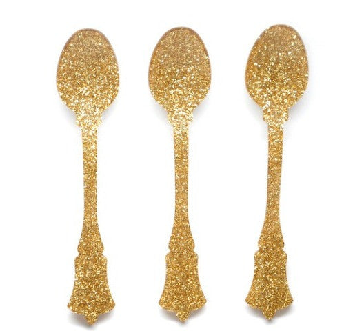 Teaspoon: Sabre Paris - Gold Glitter