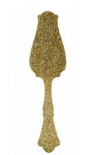 Cake Slice: Sabre Paris - Glitter Tart Server or Cake Slice - Gold or Silver