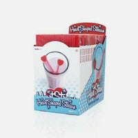 Straws: Heart-Shaped - Pack of 20