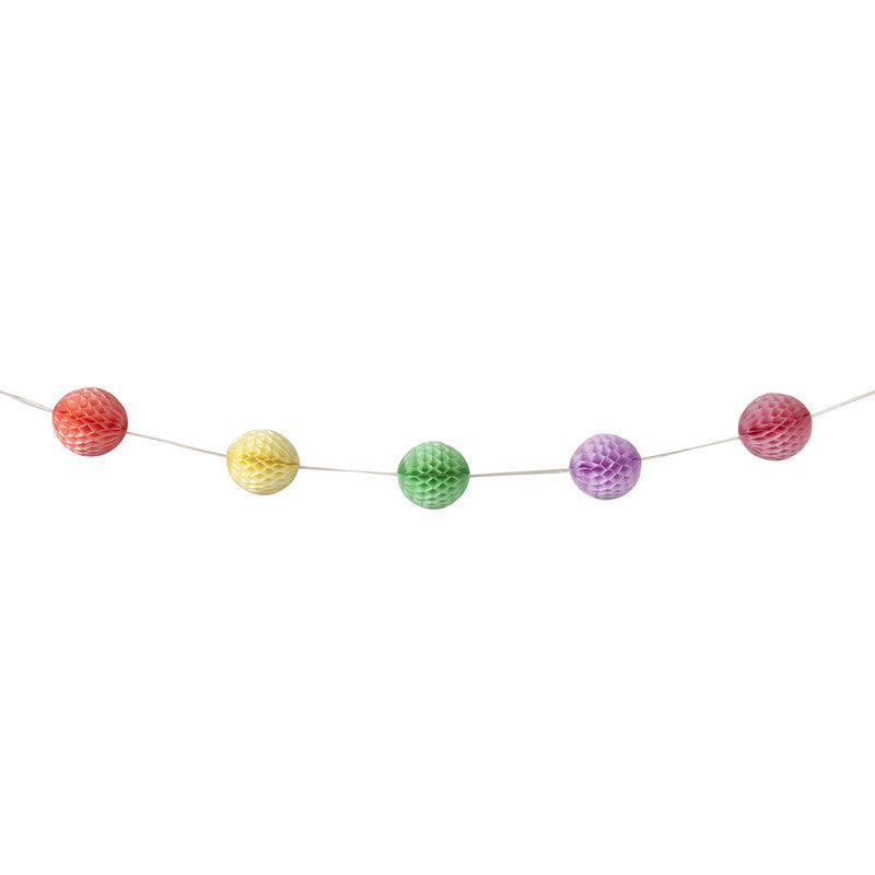 Honeycomb Garland: Pastel 5m