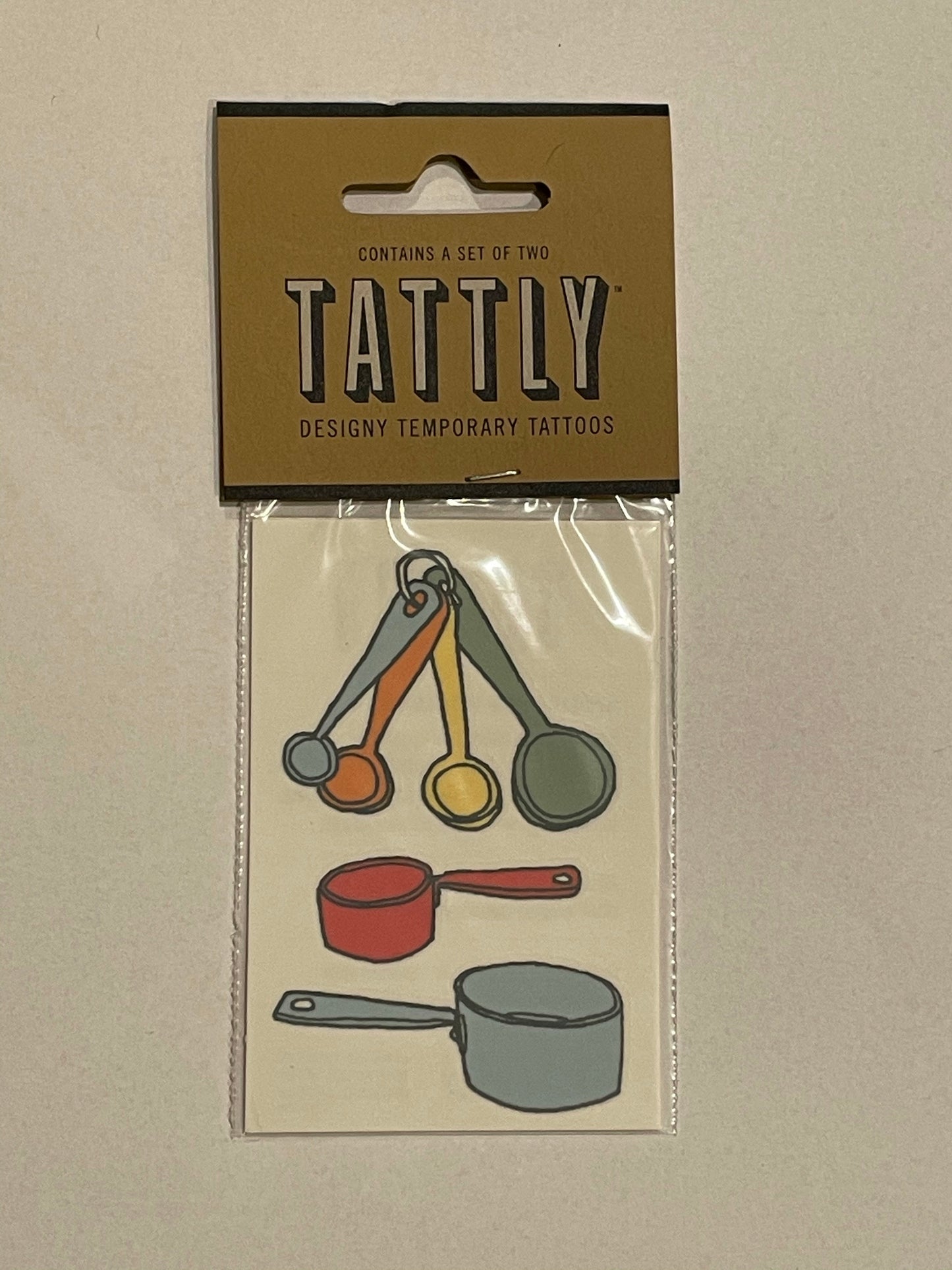 Temporary Tattoos: Kitchen Utensils Set