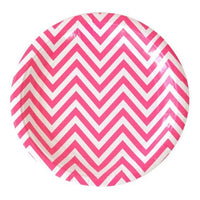 Chevron Paper Plates: 5 Colours