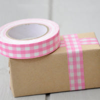 Tape: Pink Gingham - 5m