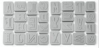 Cookie Cutters: Letterpressed Biscuits ABC or 123