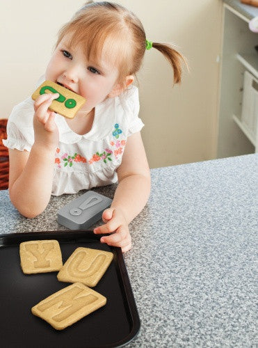 Cookie Cutters: Letterpressed Biscuits ABC or 123