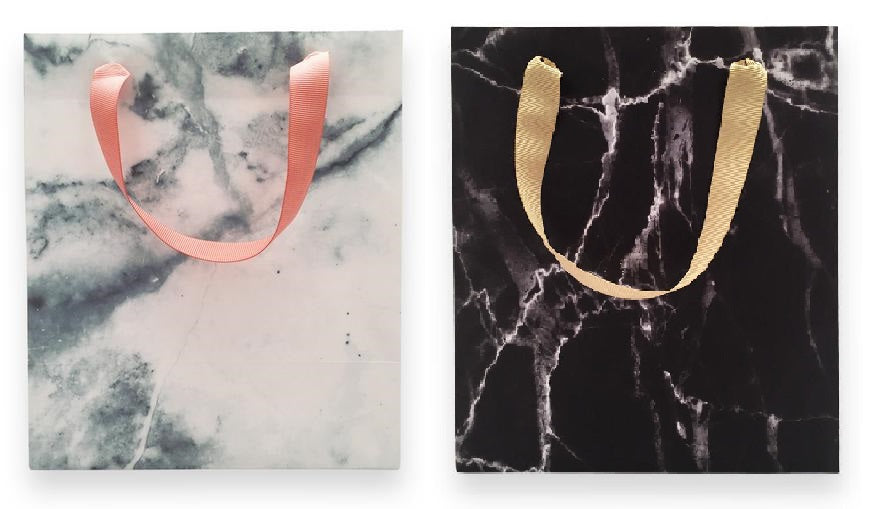 Gift Bag: Marble Black or White