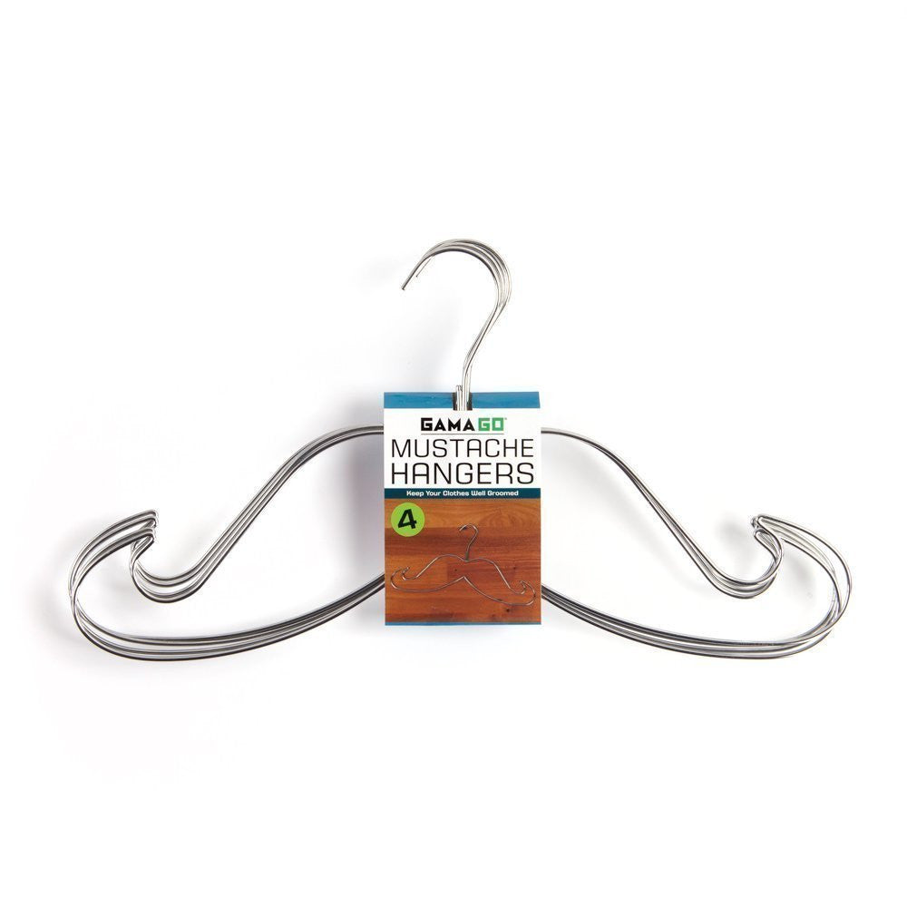 Moustache Hangers: Set of 4