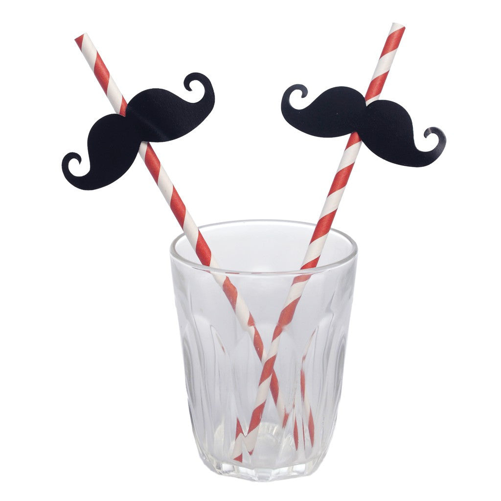 Moustache Straws