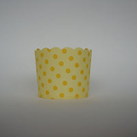 Scallop Edge Baking/Muffin Cups: Large - Stripes, Spots & Stars: Pack of 20