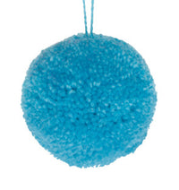 Hanging Decoration: Wool Pompoms - Blue, Pink, Purple, Red