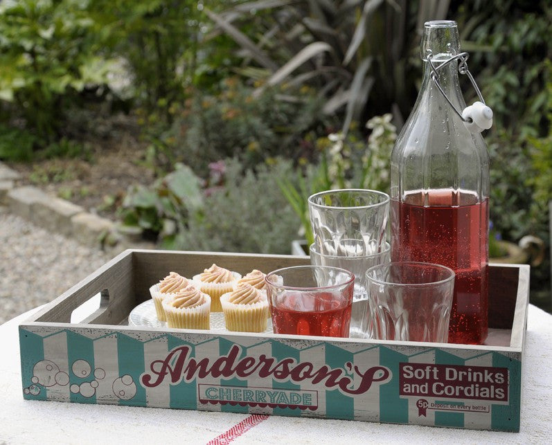 Tray Crate Wooden Box: Cherryade