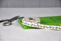 Ribbon: Christmas Holly - 20mm 6m