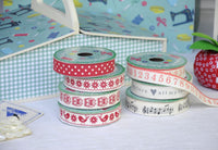 Ribbon: Polka Dot Red - 17mm 6m