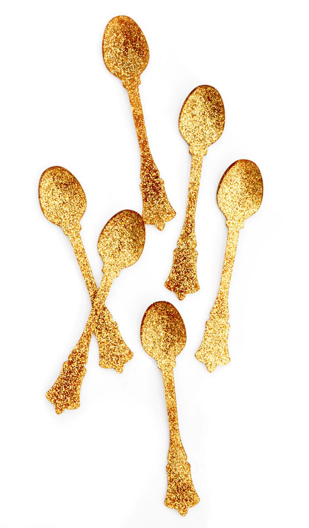 Teaspoon: Sabre Paris - Gold Glitter