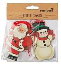 Gift tags: Santa & Snowman