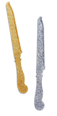 Cake Slice: Sabre Paris - Glitter Tart Server or Cake Slice - Gold or Silver