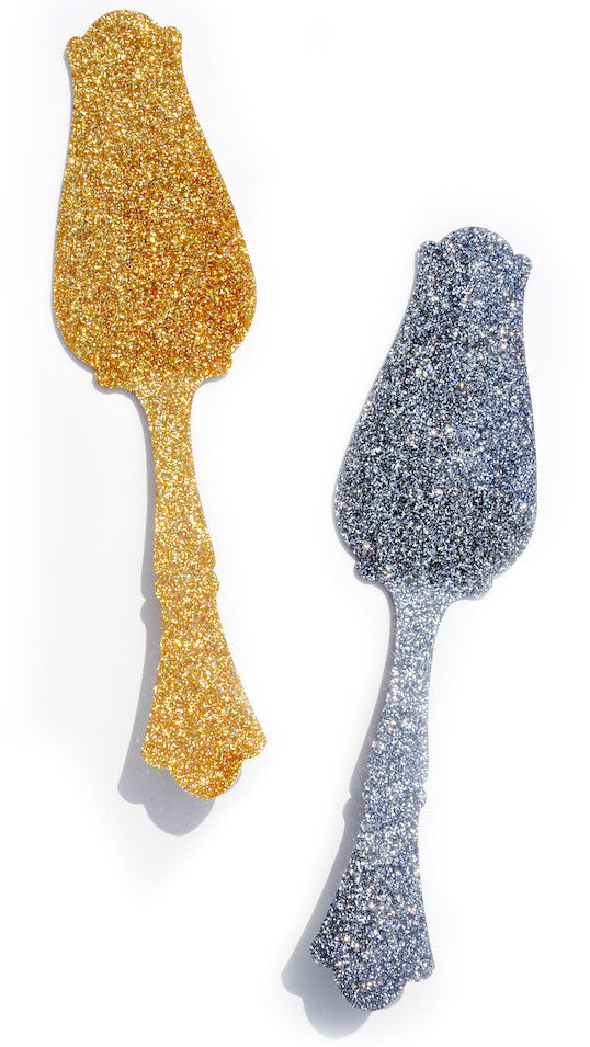 Cake Slice: Sabre Paris - Glitter Tart Server or Cake Slice - Gold or Silver