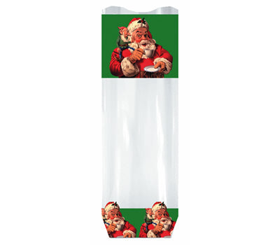 Cello Bags: Vintage Santa Claus: Pack of 25