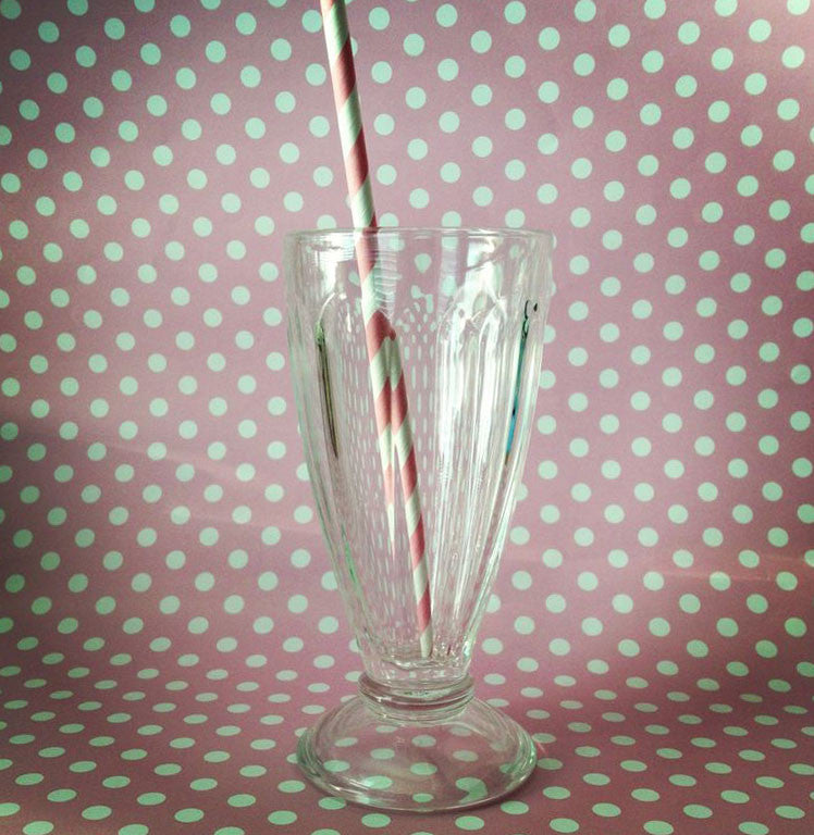 Classic Glass Milkshake/Ice Cream Sundae Glass