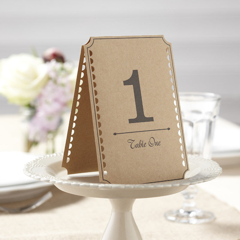 Table Numbers: Kraft